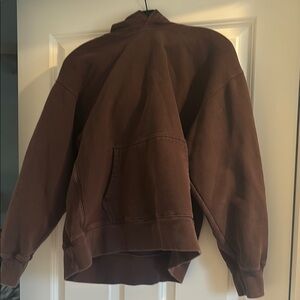 Brown Oversized Sweatshirt (aritzia)